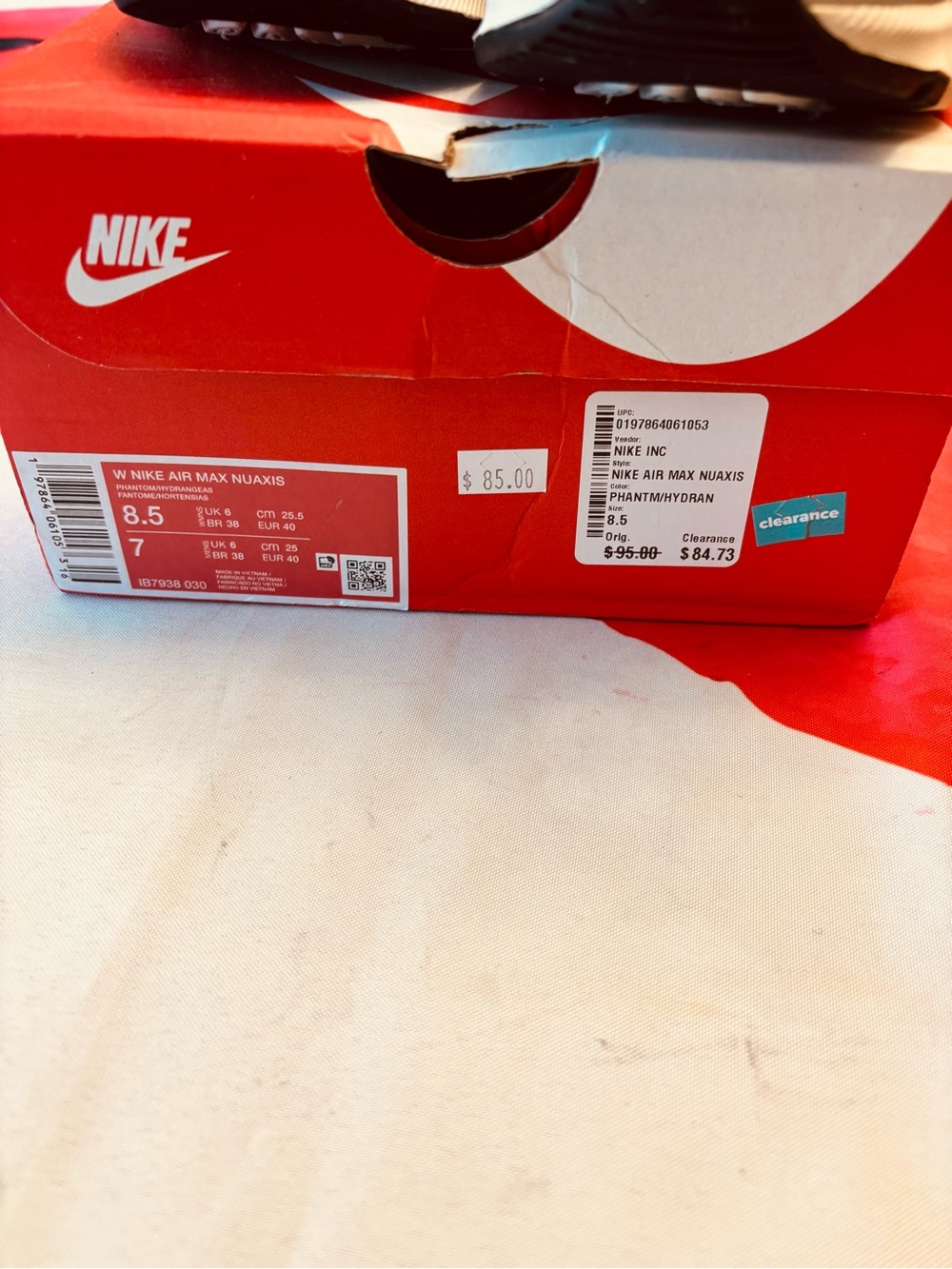 Nike Air Max Nuaxis worn once - Picture 2 of 11